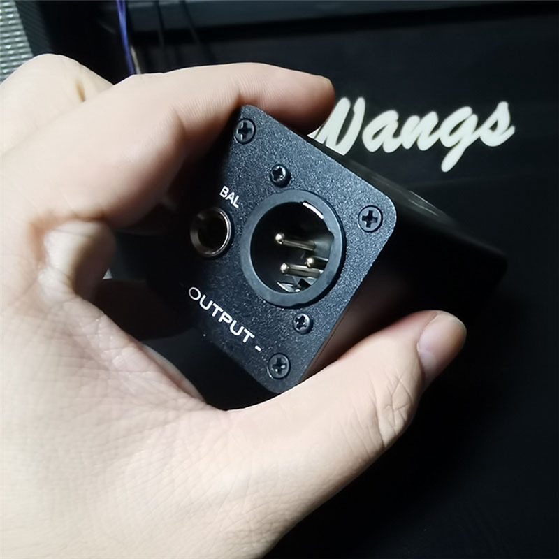 Audio Isolator Noise Reduction,Eliminates Current Noise,DI Grounding Box,6.5 XLR Mixer Audio Isolator, -130 Stereo Easy to Use. 