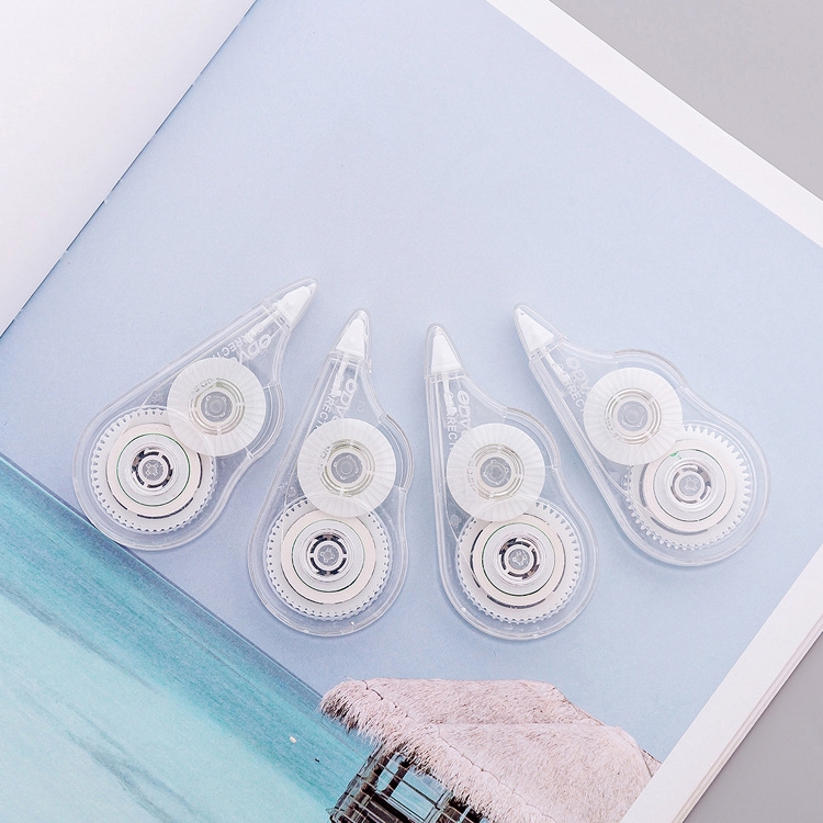 1pcs cute portable Japanese style transparent correction tape Student office correction tape stationery. 