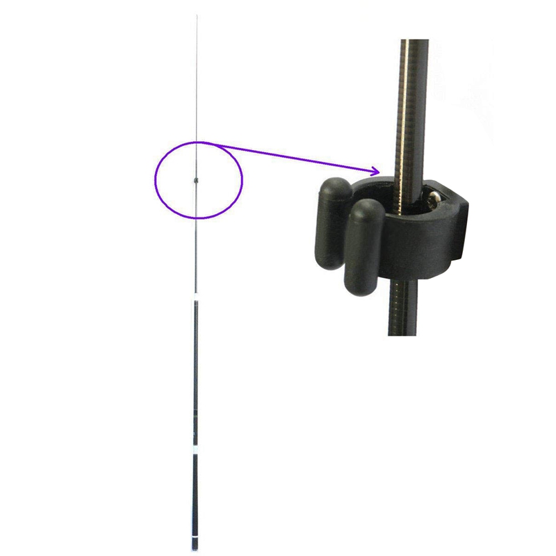 20 Pieces Regular Fishing Rod Storage Clips, Fishing Pole Holder Clip Storage Rack, 2 Style & 10Pcs Each Style - Big for Hold Handle, Small for Hold Your Pole. 