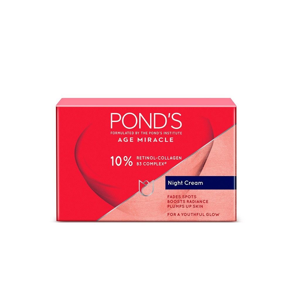 Buy Ponds Ponds Age Miracle 10% Retinol-Collagen B3 Complex,Night Cream at  Redfynd