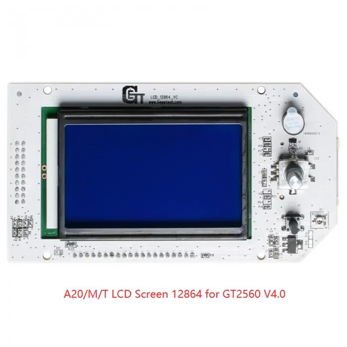 GEEETECH 3D LCD Screen 12864 and Flat Connect Cable non-integrated display for A20M A20 A20T GT2560 V3.1 V4.0 V4.1B MB