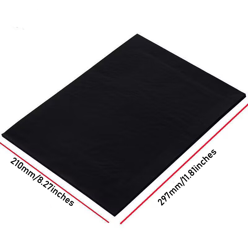 A4 Size 30 pcs Transfer Tracing Graphite Paper Black color Drawing Patterns. 