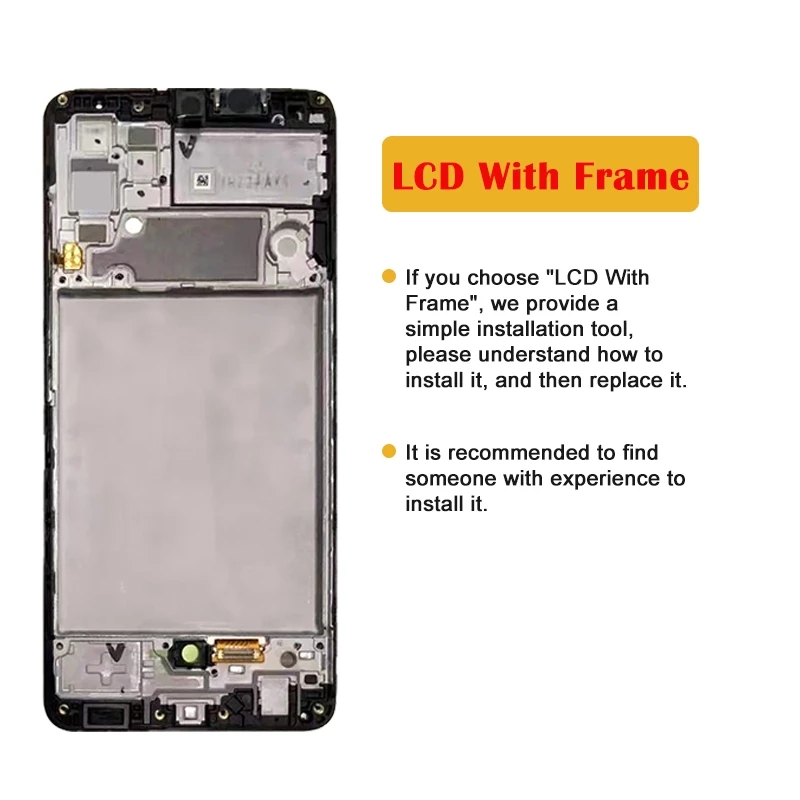 LCD With Frame For Samsung Galaxy A32 4G A325 A325F A325M A325F/DS Display Touch Screen Digitizer Assembly Replacement. 
