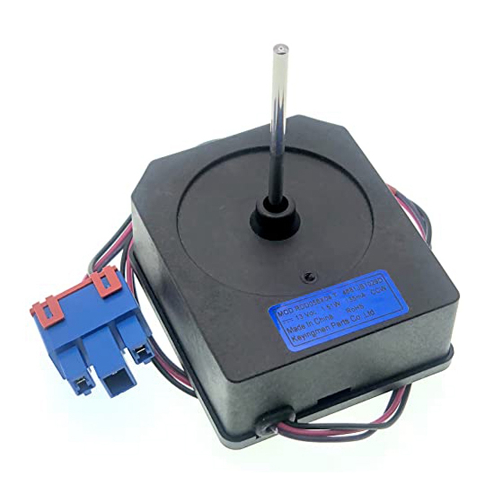 4681JB1029D RDD056X04 for LG Refrigerator Condenser Fan Motor Assembly, 1267566 AP4437783 EA3523330, DC 13V 1.51W 46mm Easy Install