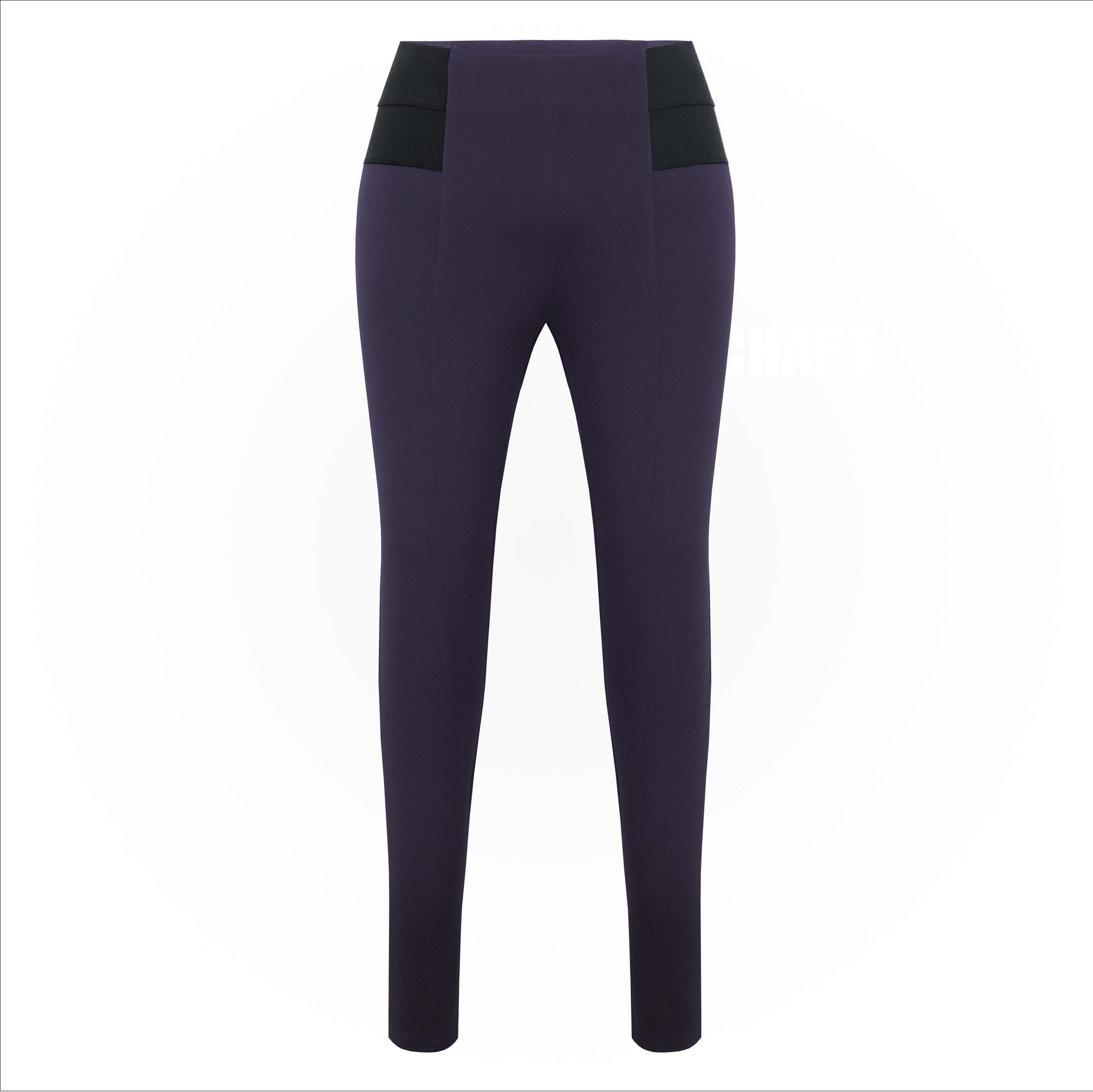 Ladies High Waist Elasticated Stretchy 