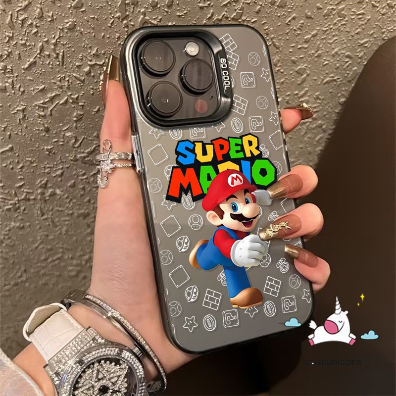 For Oppo A36 A38 A15 A18 A3X A60 A7 A3 A12 A11 A74 A5 A54 A3s A9 A76 A16 A58 A79 A52 A15s A95 A5s A31 Reno 12F 4F A16K A16s A1K A17 A55 A17K Lover Super Mario Cartoon English Case. 
