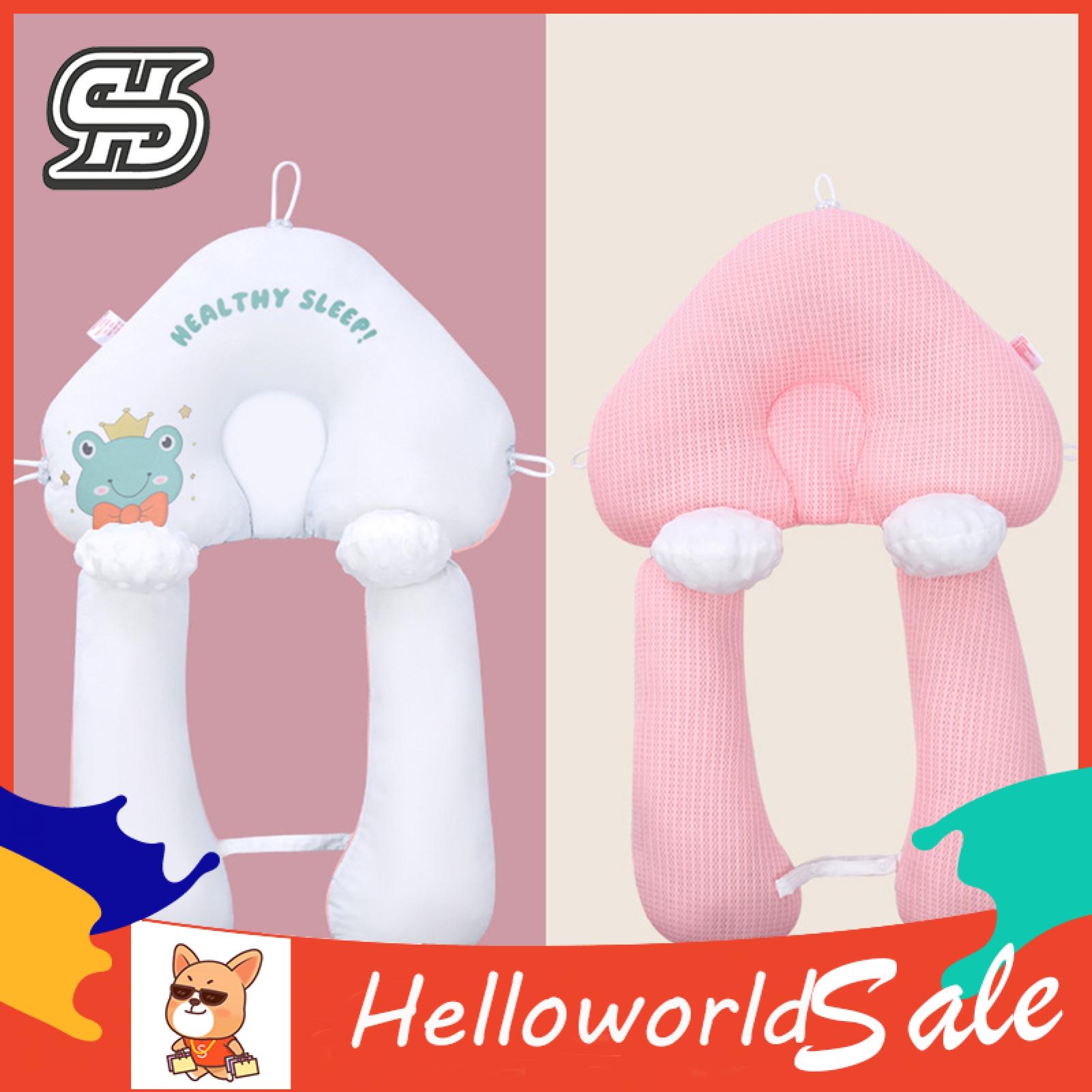 HelloWorld Newborn Pillow Extra Soft Newborn Sleeping Pillow Baby Cushion. 