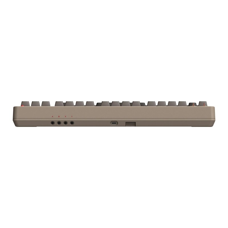 8BitDo Retro Mechanical Keyboard C64 Edition Bluetooth/2.4G/USB-C Hot Swappable Gaming Keyboard with 87 Keys for Windows Android. 