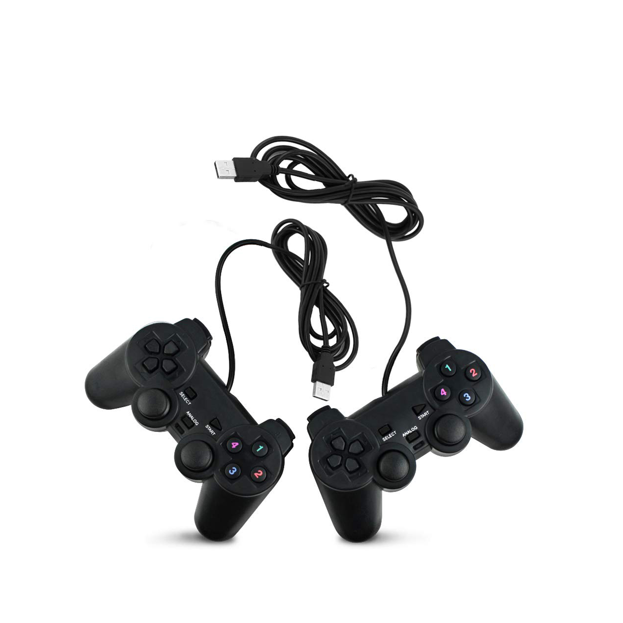A.tech Wired Gamepad with Double Shock. 