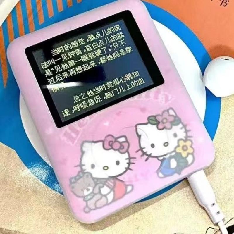 New Style Sanrio Hello Kitty Student Mp3 Anime Figure Sports Portable Mini Music Walkman Kawaii Put Out Listening To Music Gift BunnyGarden. 