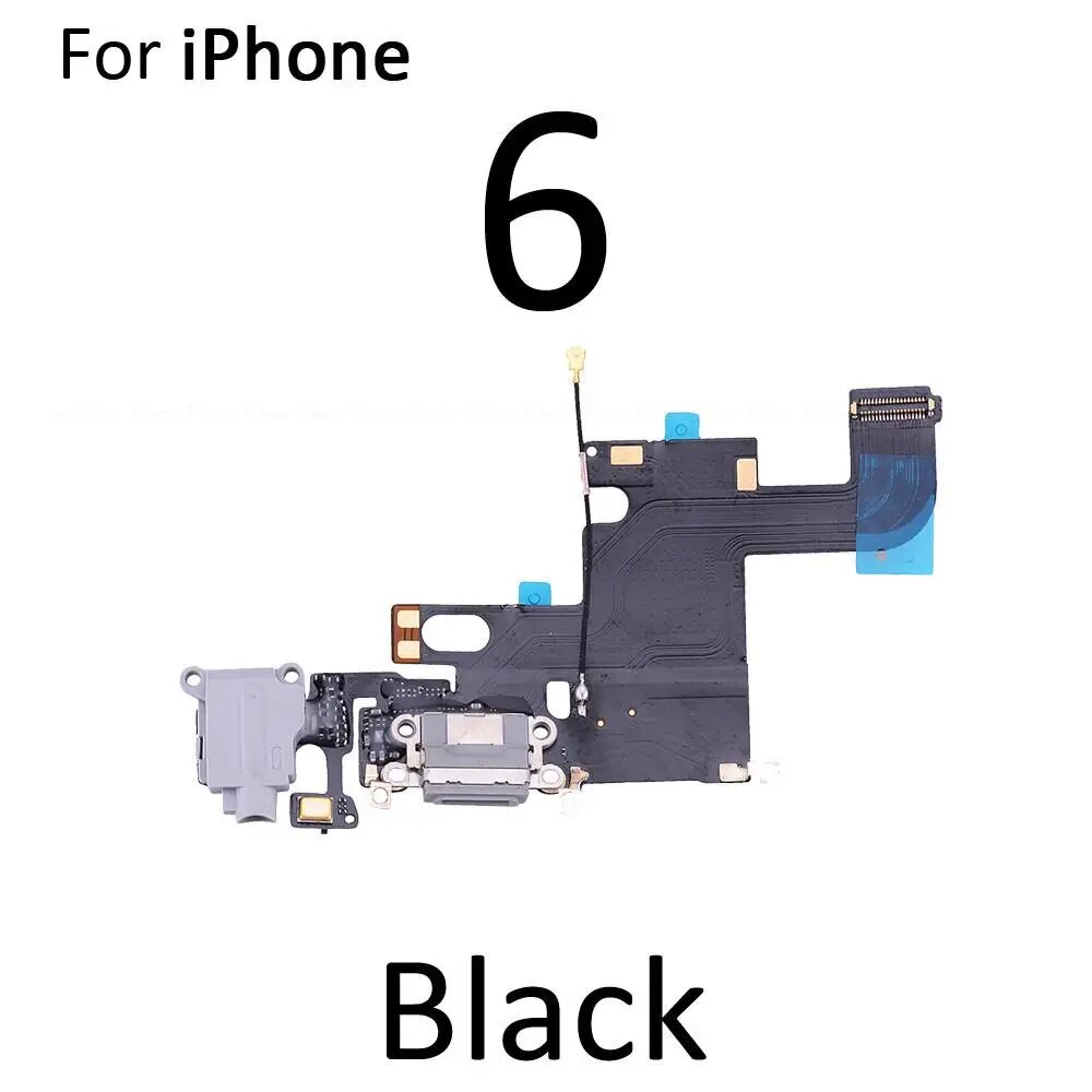 High Quality Charging Flex Cable For iPhone SE 2020 6 6S 7 8 Plus X XS Max USB Charger Port Dock Connector With Mic Flex Cable. 