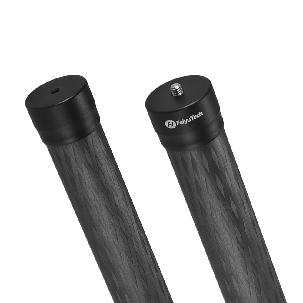 FeiyuTech C275 Carbon Fiber Extension Rod Bar Stick Reach Pole 1/4 Inch Screw for FeiyuTech AK Series/G5/SPG2/WG2/G6/G6 Plus/WG2X for Zhiyun Smooth Crane Series. 