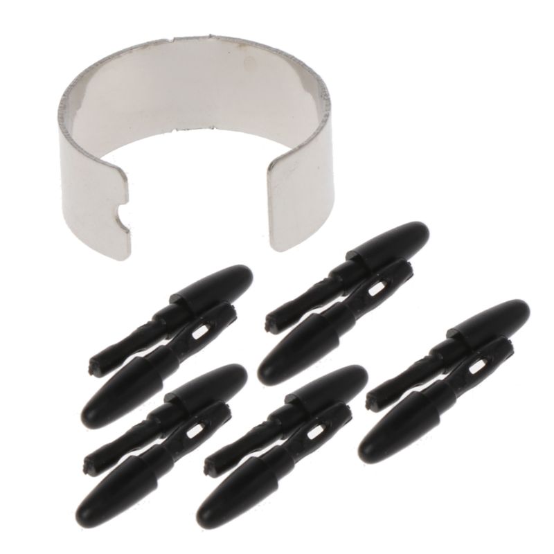 Passive Graphic Drawing Pad Pen Nibs for XP-Pen H640P VEIKK A30 A50 Tablet Stylus Digital Pen Tips , 10-Pack - Black J60A. 
