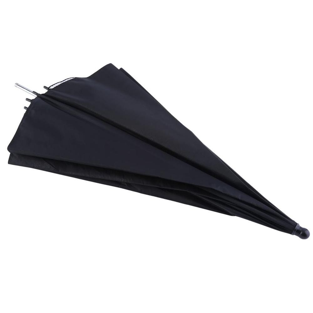 83cm Photo Studio Video Flash Light Umbrella Portable Black Silver Photography Reflective Reflector For Indoor Outdoor. 