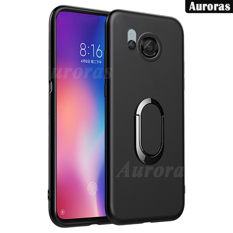 Phone cover For Sharp Aquos R8 Pro case shell Soft Silicone Metal Ring Kickstand Bracket 360 Degree Rotation Car Holder For Sharp Aquos R8S Pro Cases Housing. 