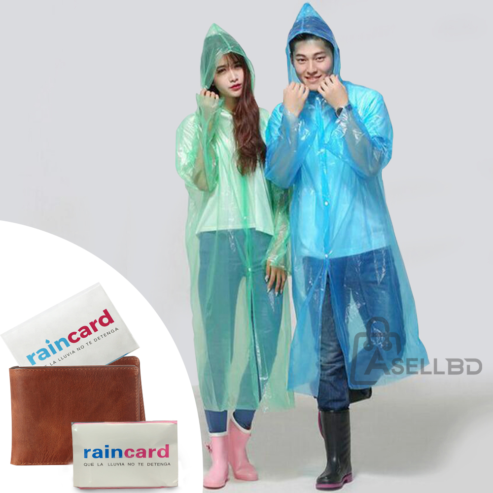 Rain Card,Rain Coat,Wallet Rain Coat 
