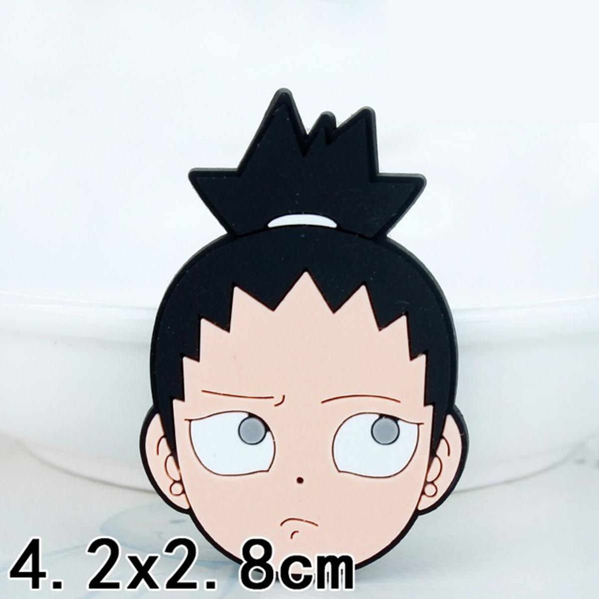 1 Pcs Anime Crocs Charms Naruto Decoration Cute Sandals Shoes Accessories Kawaii PVC Badges DIY for Boys Kids Christmas Gift Set