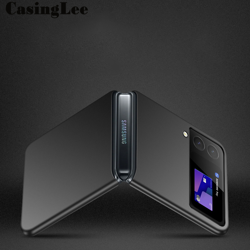 Casinglee for Samsung Galaxy Z flip3 case 3mm ultra-thin non-slip cell phone shell case for Samsung Z flipp3 back cover. 