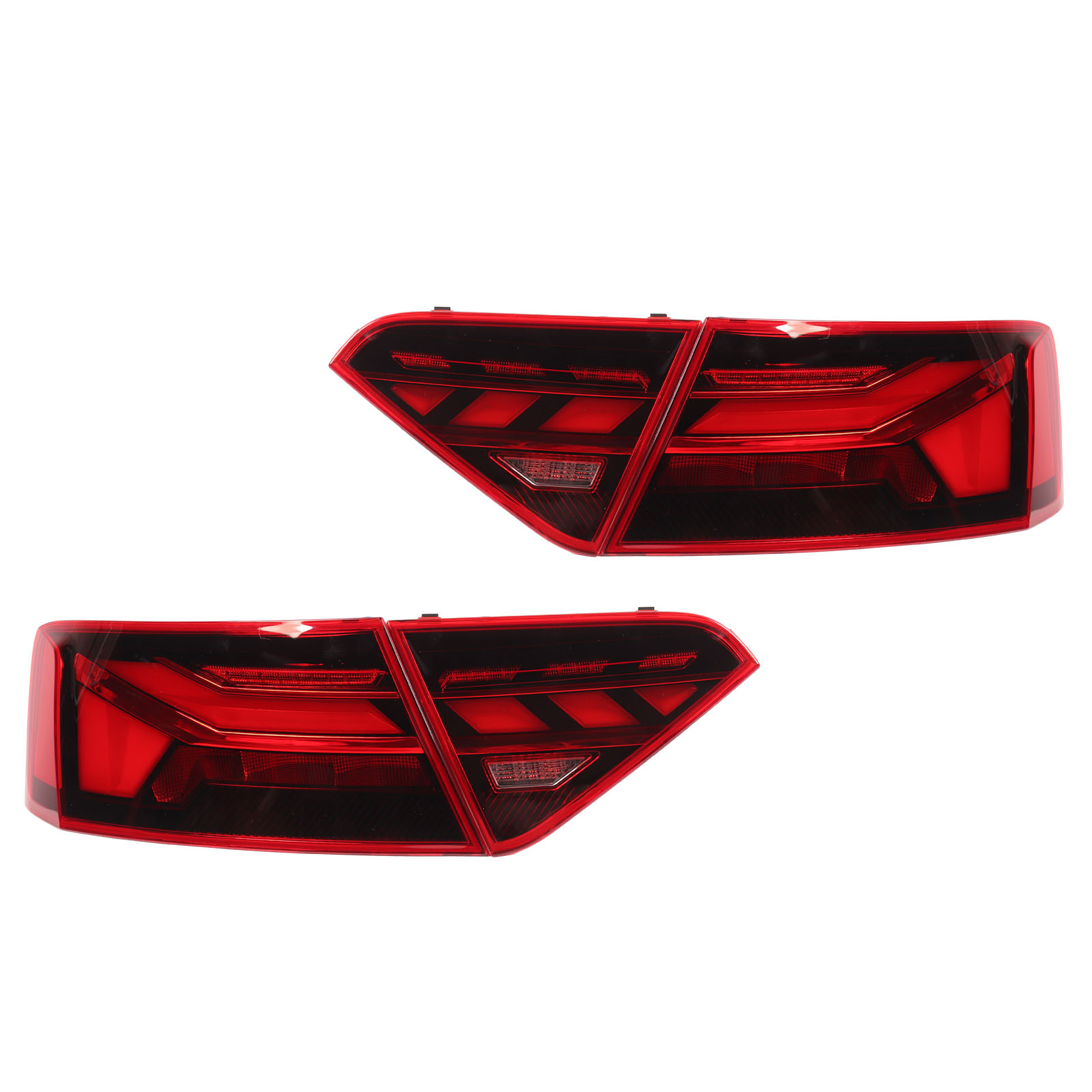 For B9.5 Look Dynamic Full LED Tail Lights Rear Lamp Assembly for Audi A5 S5 RS5 B8.5 Facelift 2012 2013 2014 2015 2016. 