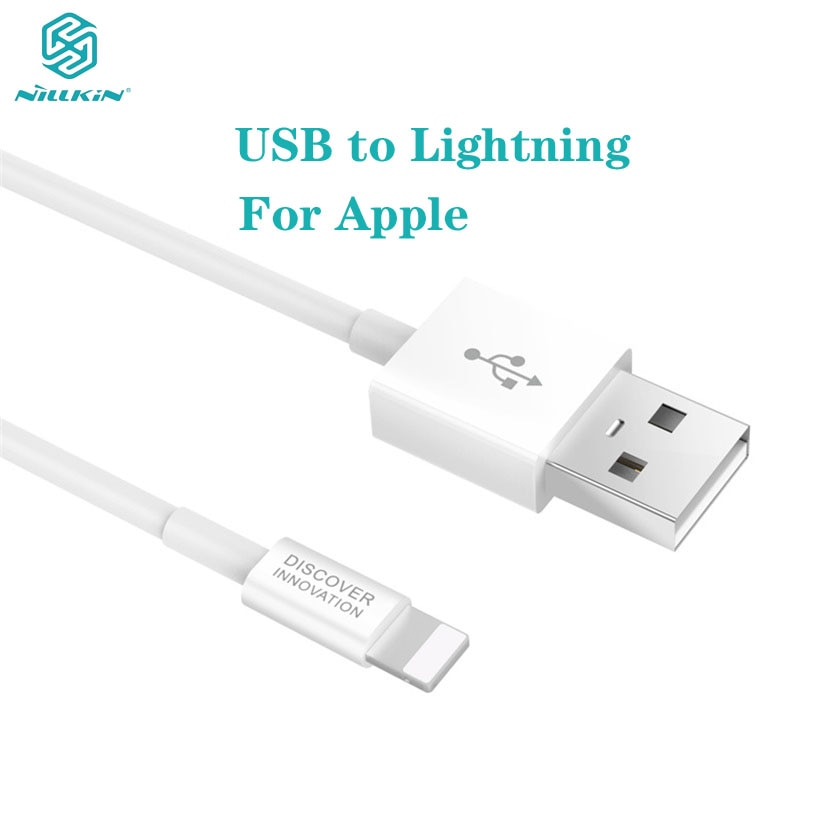 【happy one】NILLKIN USB Lightning for iphone Xs max Xr X 8 7 6 plus For fast charging cables mobile phone charger cord data. 