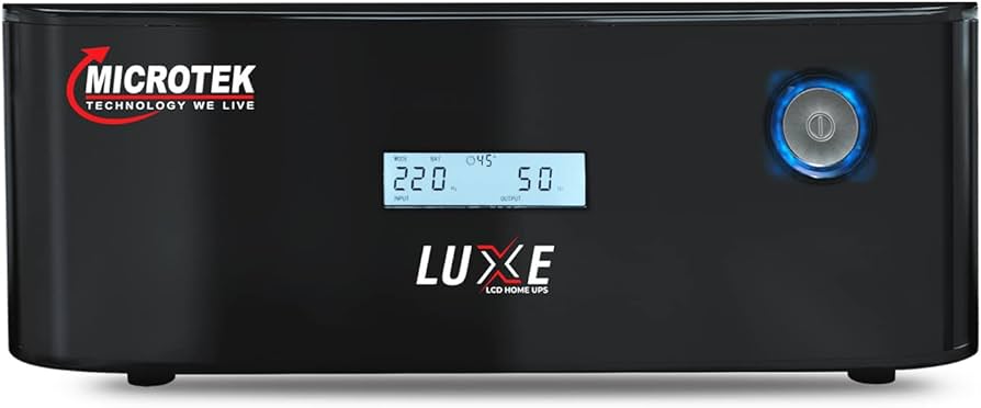 MICROTEK UPS LUXE SW 1000 (800VA-12V) IPS For Home use and other Purpose. 