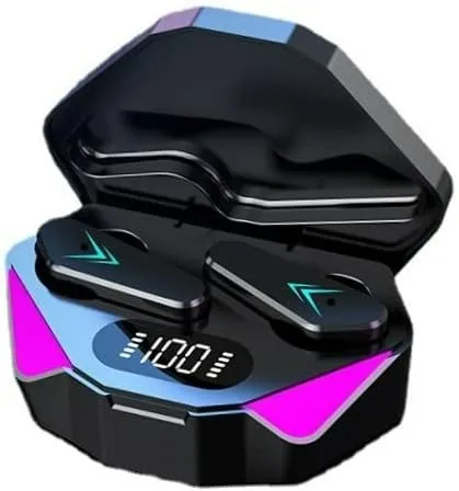 X15 TWS Wireless Earphone | Bluetooth 5.3 Headphone | 65ms Low Latency Gaming Earbud | Esport Headset for Gamer | Noise Cancelling | Long Battery Life | Perfect for Mobile & PC Gaming