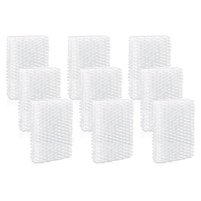 9 Piece Humidifier Filter White Filter Cotton Replacement Parts for Relion WF813 RCM-832 PCWF-813 PCCM-840 EQWF-813 Humidifiers Wick Filters