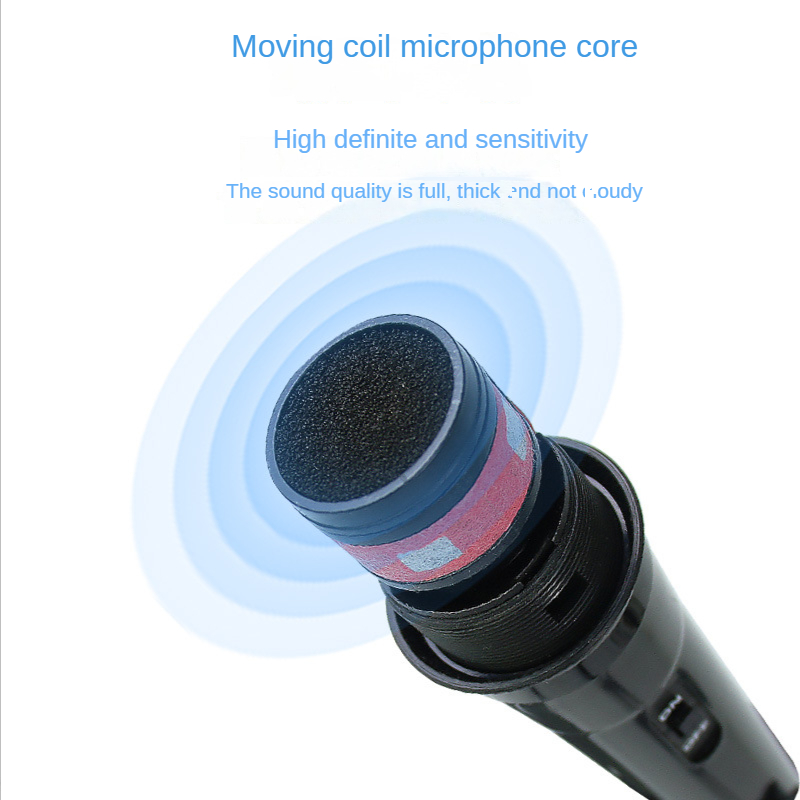 B12 Best karaoke Microphone with On and Off Switch Wired Karaoke Mic with 16.4ft XLR Electret Condenser Microphone for Singing. 