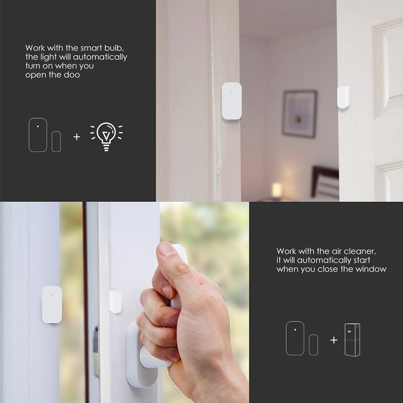 Original Aqara Door Window Sensor Zigbee Wireless Connection MCCGQ11LM Door Sensor Work With Xiaomi Home APP For Smart Homekit. 