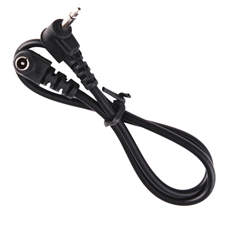 2X Applies to Men Flash Trigger the Camera Shutter Release Cable 30 cm 11.81 Inches 2.5 mm PC Sync Cable Power Cord Jack. 