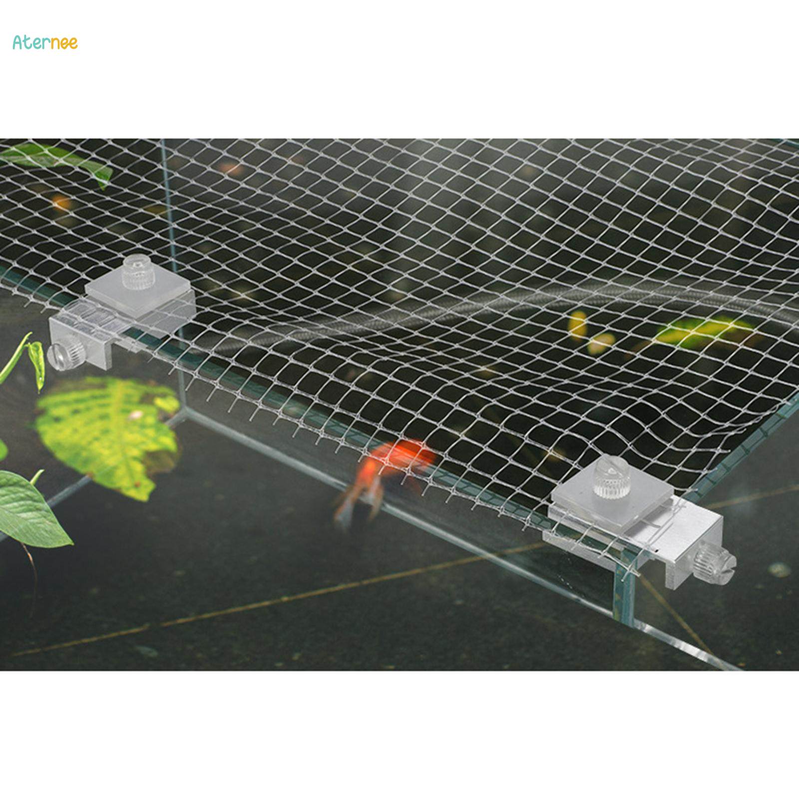 Aquarium Screen Net Clamp Aquarium Cover Clip Sturdy Accessories Durable Heavy Duty Net Mesh Clamp Mesh Netting Clip Mesh Screen Net Clamp. 