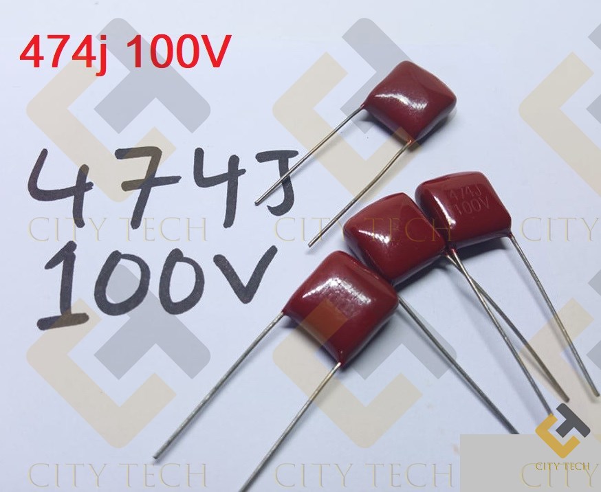 20Pcs-474j 100V Metallized 474j 100V Polypropylene Capacitor Mylar 470nF Polyester Film Capacitor Electrical Circuitry & Parts. 