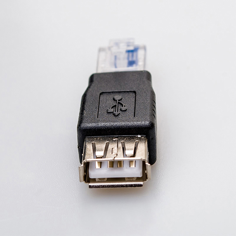 RJ45 Male to USB Female Ethernet Adapter Connector Plug Socket LAN Network Router C3R5. 