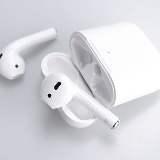 Buds Air I12 TWS True Wireless Bluetooth Earphone Headset, Black, High-Quality Sound, Touch Control, Noise Cancellation, Long Battery Life. 