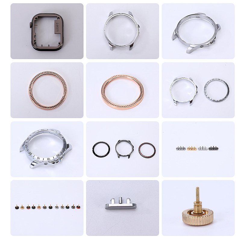 Watch Case Smart Watch Case Zinc Alloy Plating Watch Plate Watch Case Factory Suitable for Smart Watch. 