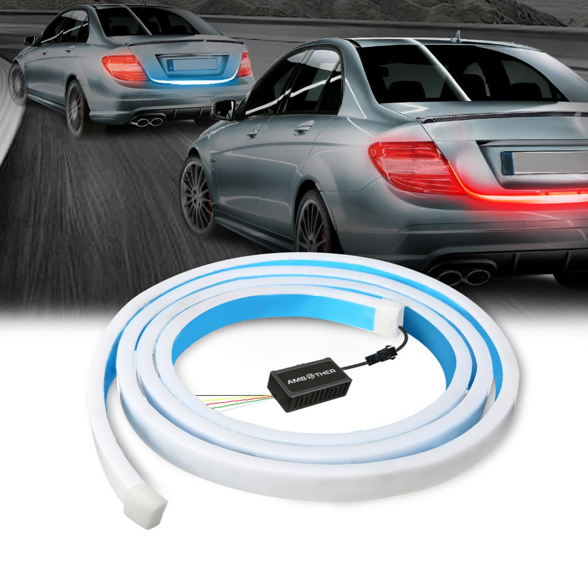 Common Car Running Brake Reverse Signal LED Tail Tal Light Bar Strip Truck