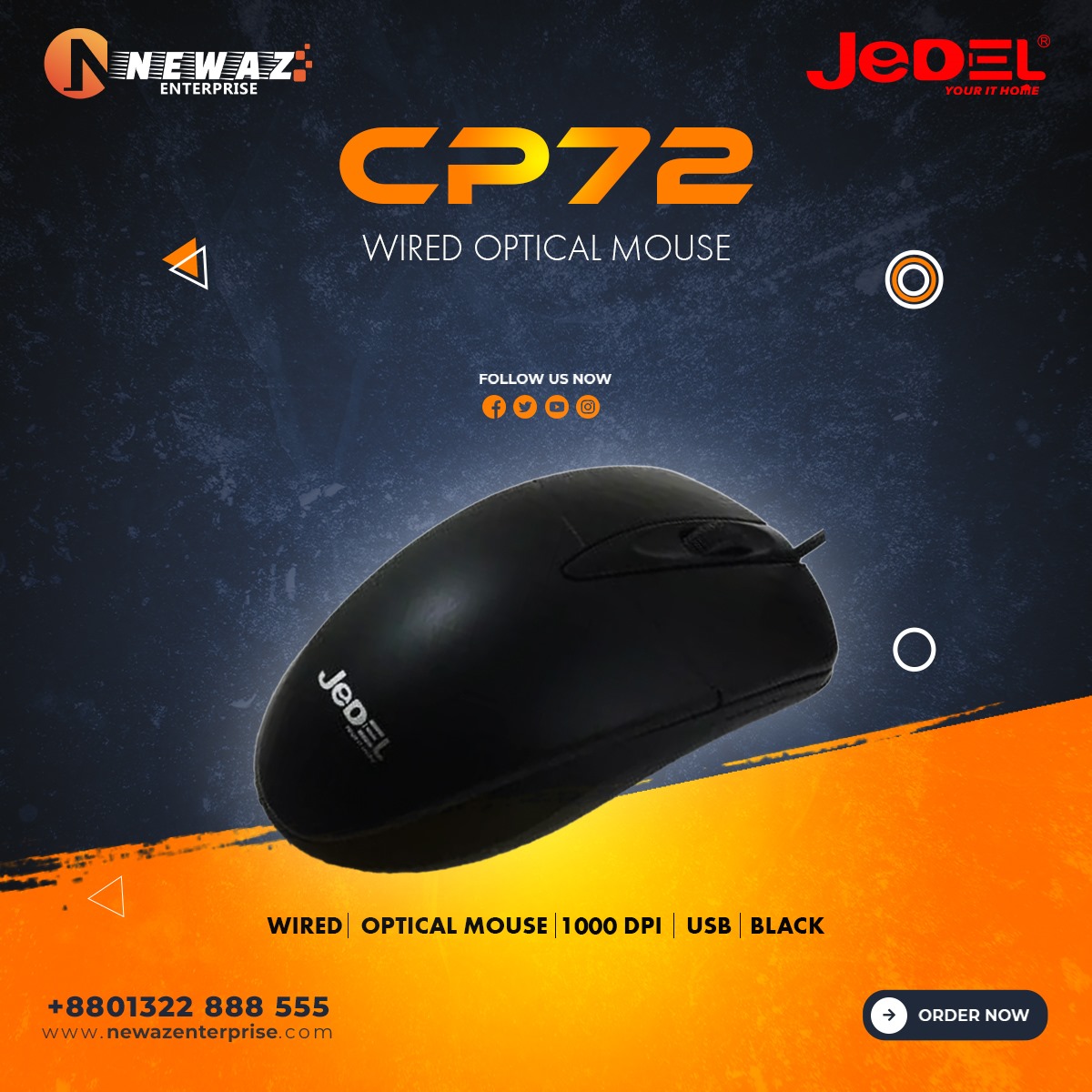 GAME VALLEY CP72 USB OPTICAL MOUSE