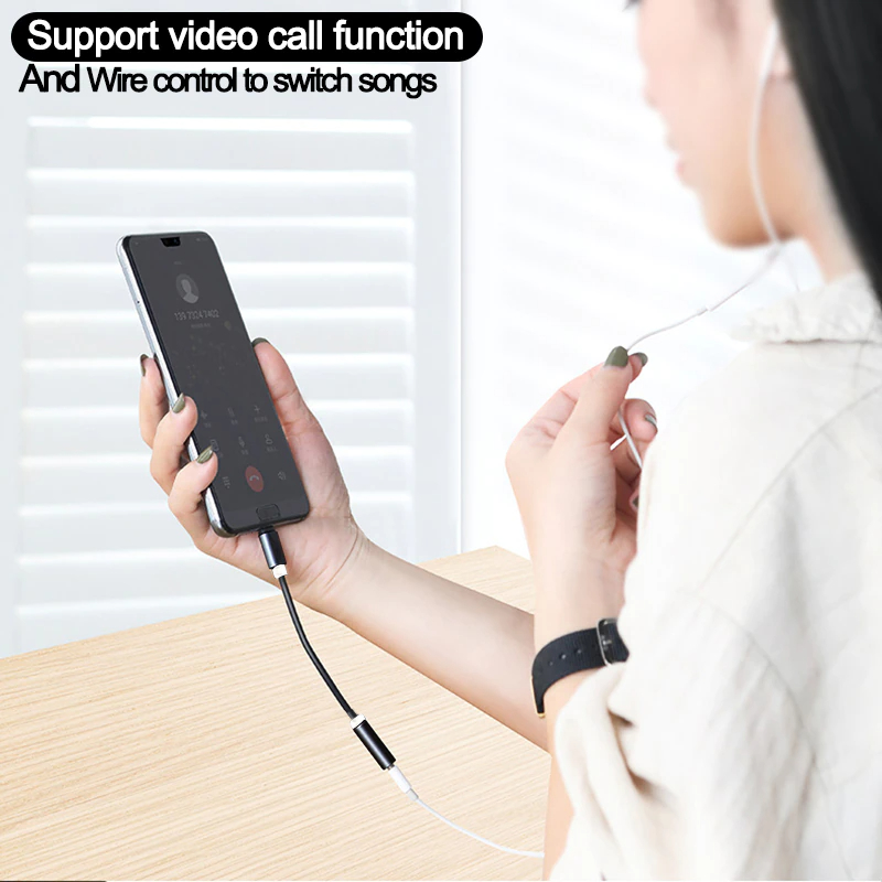 SAMSUNG Type C 3.5 Jack Earphone Cable USB C to 3.5mm AUX Headhones Adapter For SAMSUNG Galaxy Note 10 Plus 10+ A90 A80 A6/Samsung Type - C to 3.5mm Headphone Adapter. 