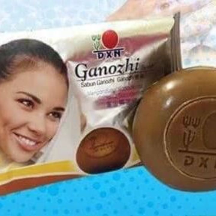 Ganozhi Soap With Ganoderma Palm fruit extract in natural soap. 