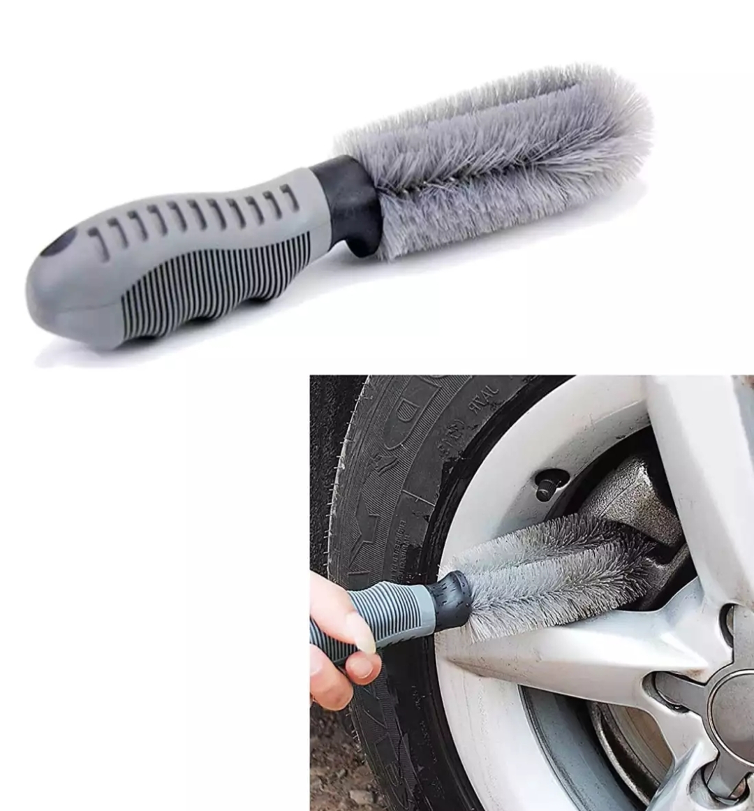 Tire wheel cleaning brush 1pc.