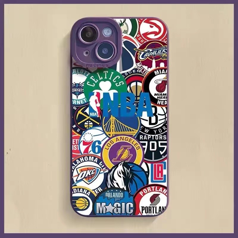 Suitable for Tecno Pova 6 Neo Basketball NBA tag phone case anti-fall soft cover. 