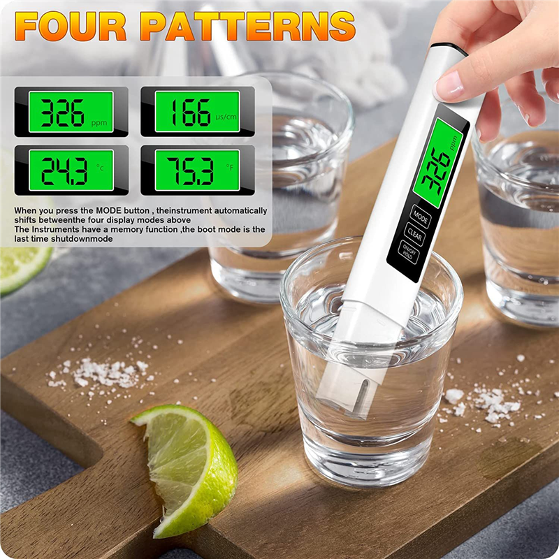 1 Piece Digital Water Testing Kit 3-In-1 for Drink Water Water Tester Integrated. 