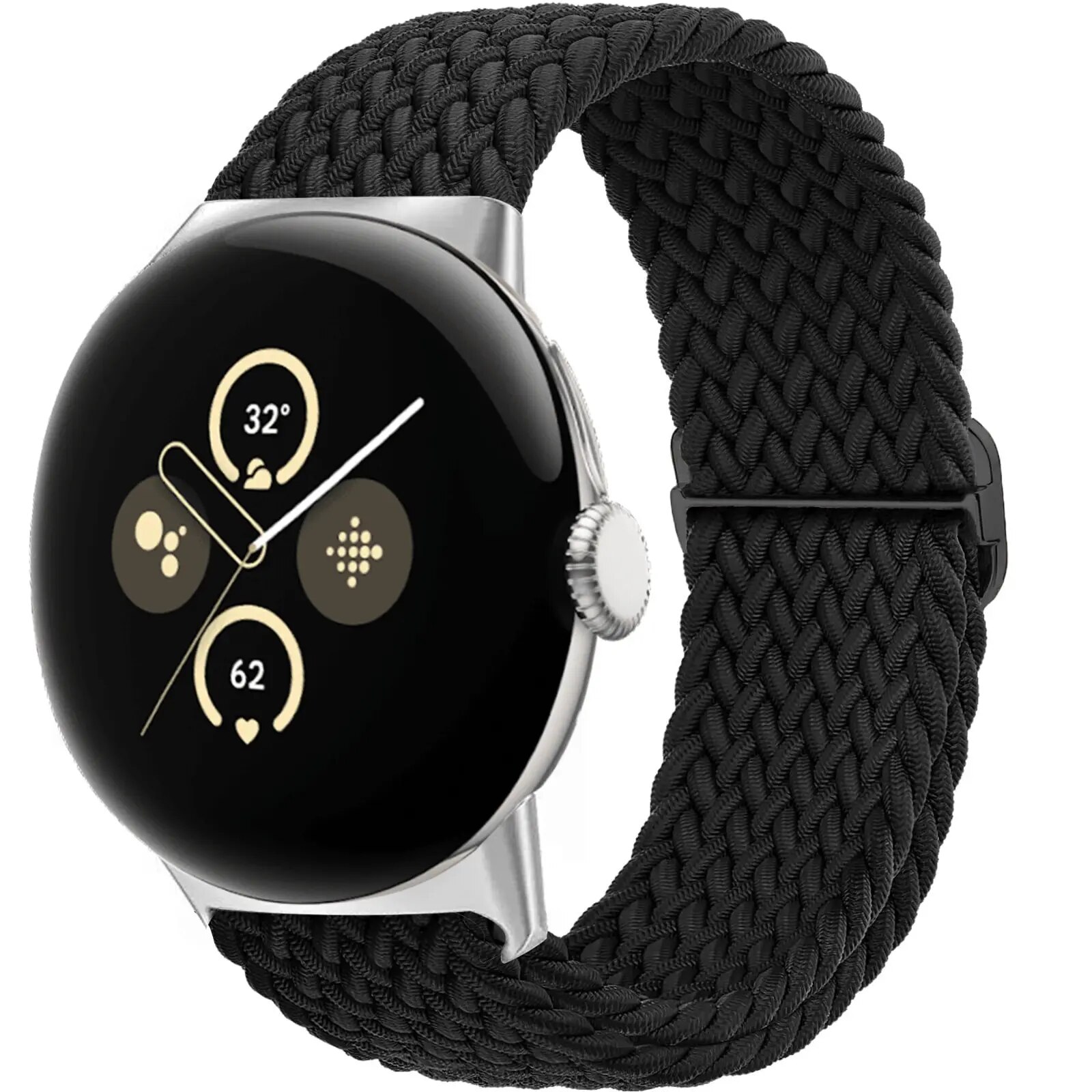Braided Solo loop for Google pixel 2 band Accessories Smartwatch Elastic Adjustable Nylon belt correa bracelet Pixel Watch Strap. 