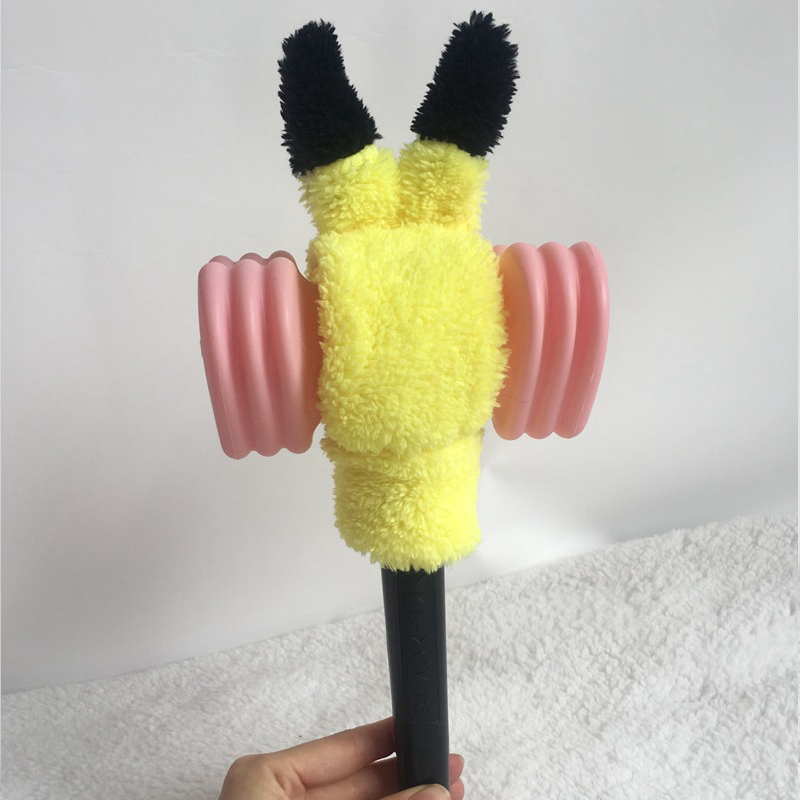 Kpop Blackpink Cute Lightstick Headband Jennie Lisa Light Stick Plush Head Cover. 