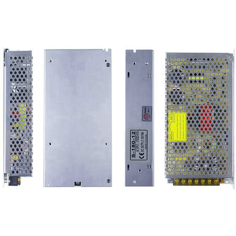 2X DC 12V 15A 180W Power Supply Transformer Switch AC 110V / 220V to DC 12V 20Amp Switching Adapter Converter LED(15A). 
