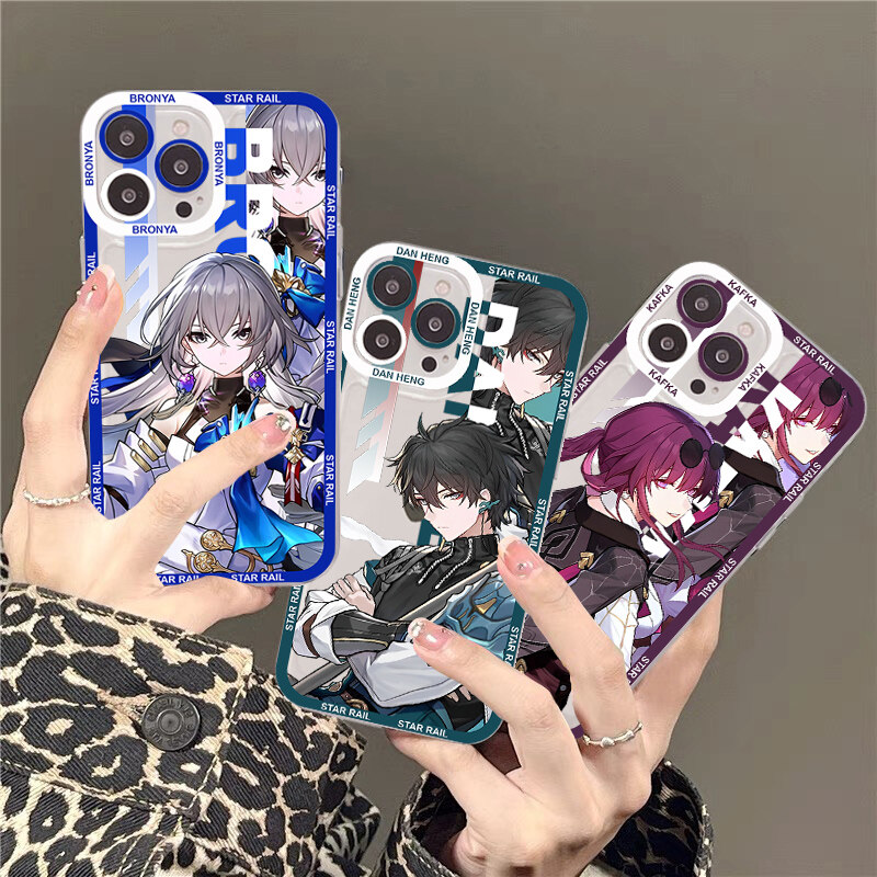 Cellphone Case For Infinix Tecno POVA 2 3 4 Camon 19 Pro 19 Neo Smart 5 6 Plus Zero 20 Hot 9 Play Spark 10 Pro Phone Casing Angel Eyes Honkai Star Rail Gepard Bronya Kafka Clara Luocha Soft Transparent Cover Shockproof Full Protection. 