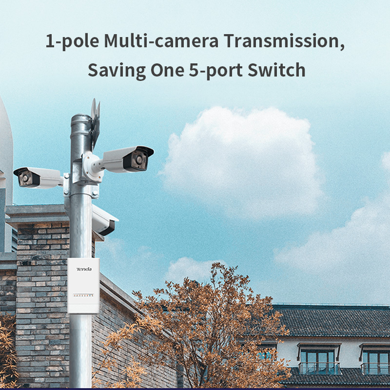 Tenda OS3 5KM 5GHz 867Mbps Outdoor CPE Wireless 5G WiFi Extender Router AP Access Point Wi-Fi Bridge p to p. 