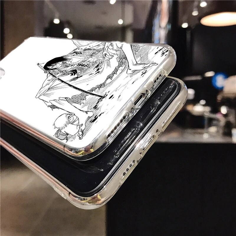 Anime Bleach Rukia Kuchiki Soft TPU Clear Coque For iPhone 11 12 13 Mini 14 15 Pro Max 10 XR XS SE3 2022 SE2 7 8 Plus Case Cover. 