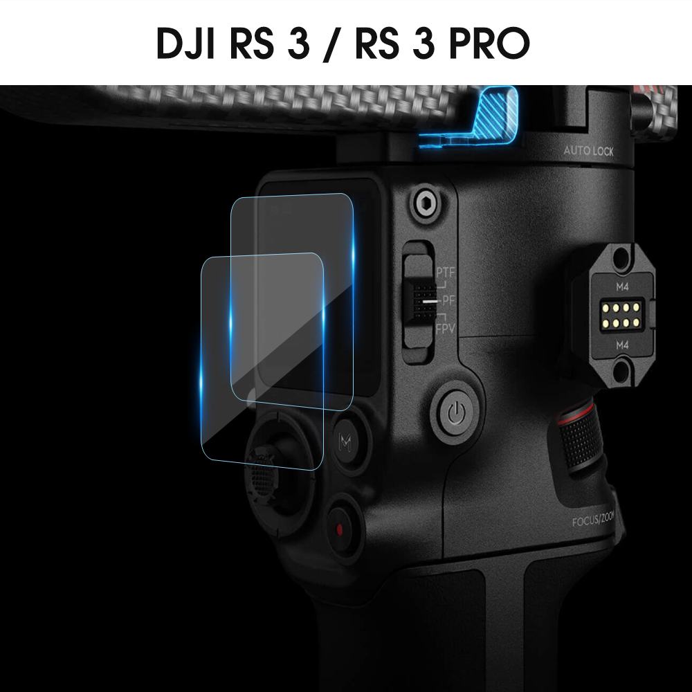 For DJI RS3 Camera Handheld Gimbal Stabilizer Tempered Glass Screen Protectors Clear Anti-scratch Films For DJI RS3 Pro. 
