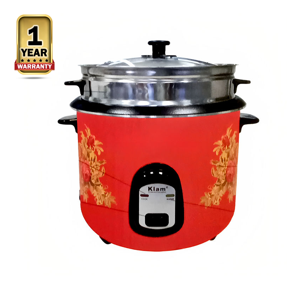 Kiam Rice Cooker 3.2 Litre - Double pot (One SS Bati & One Coating Bati) SFB-5705. 